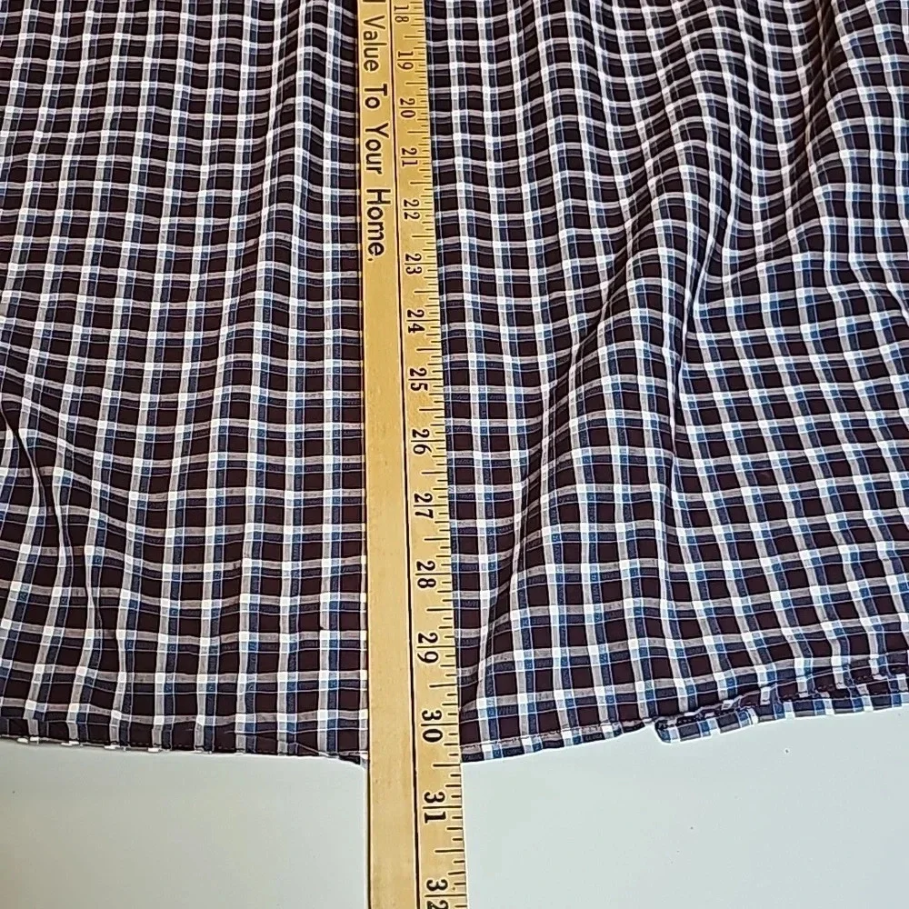 Banana Republic Mens Long Sleeve Shirt Sz L Soft Wash Slim Fit